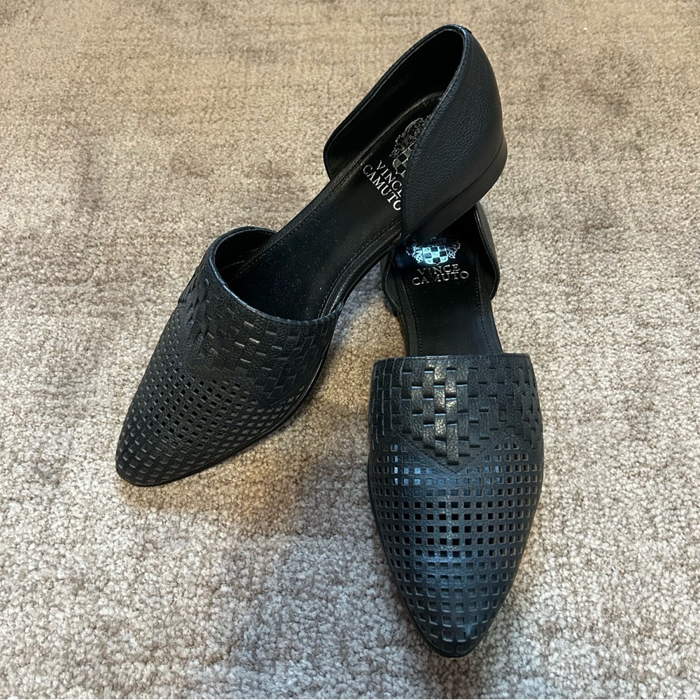 Vince Camuto Women's Black Flats